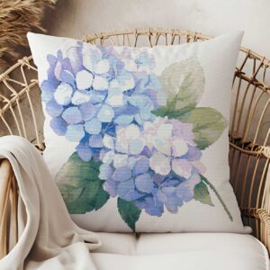 tikkimismustriga padi hortensia