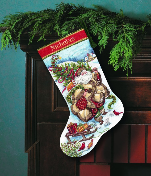 Santa's Journey Stocking D08752