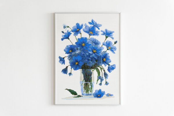 Blue Flowers FP1524 - Image 3