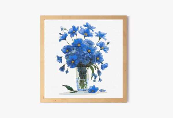Blue Flowers FP1524 - Image 5