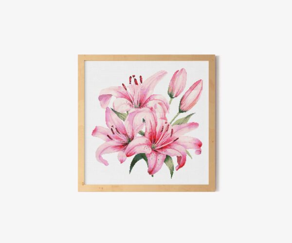 Pink Lilies FP0924 - Image 4