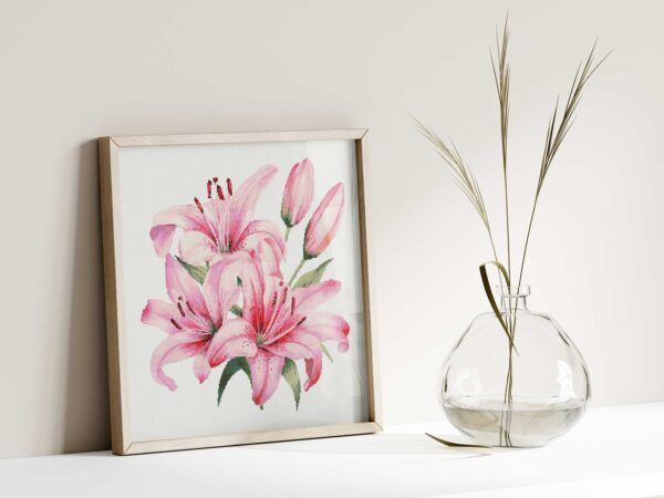 Pink Lilies FP0924 - Image 5