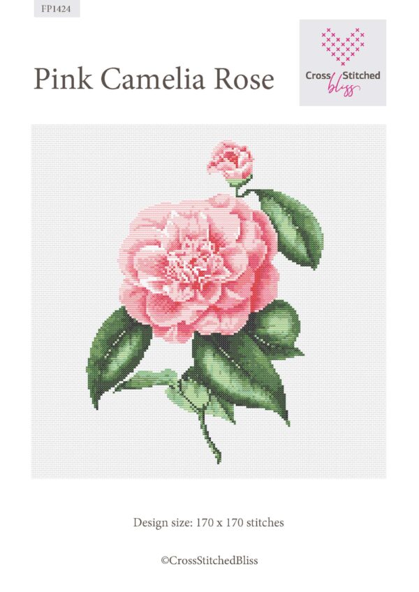 Pink Camelia Rose FP1424 - Image 2