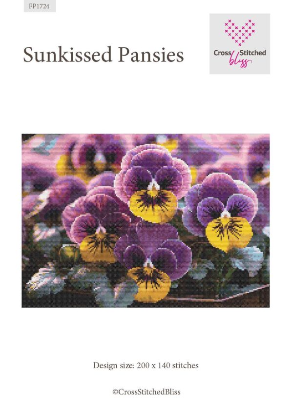 Sunkissed Pansies FP1724 - Image 3