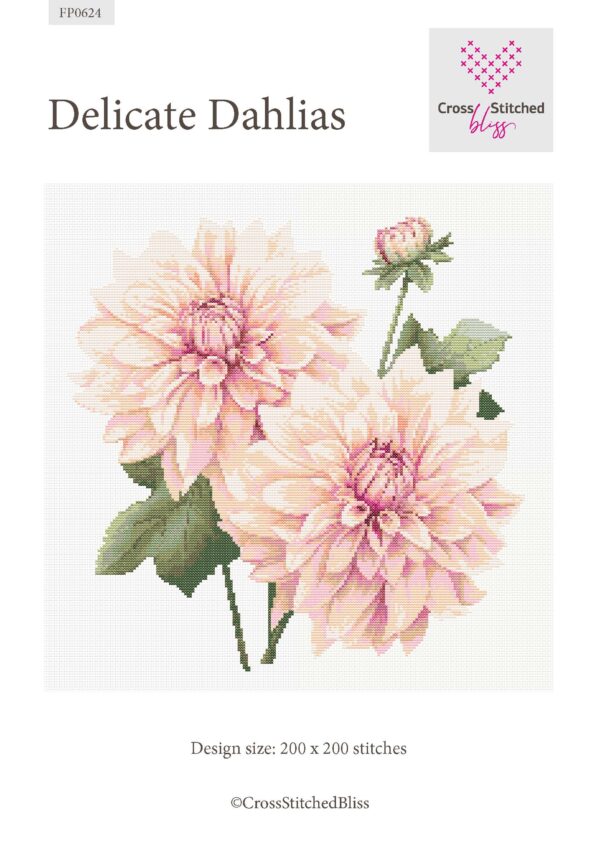 Delicate Dahlias FP0624 - Image 2