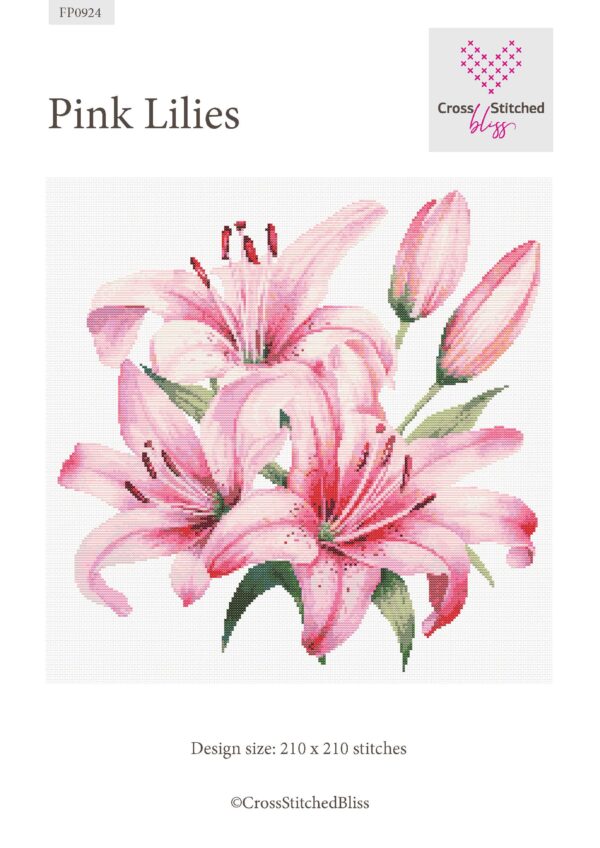 Pink Lilies FP0924 - Image 2