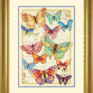 Cross stitch kit Butterfly Beauty 25,4x35,5cm D70-35338