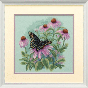 Butterfly & Daisies D35249