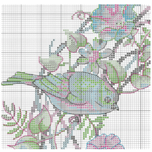Cross stitch kit "Cottage Wreath" D70-35427