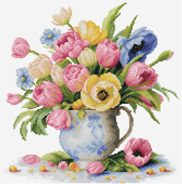 Tulips Bouquet 26x26,5cm SB7034
