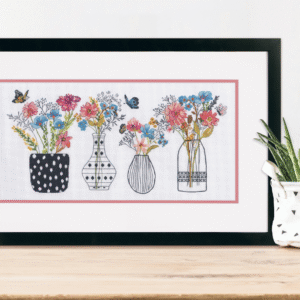 Cross stitch kit "Wildflower vases" D70-35431