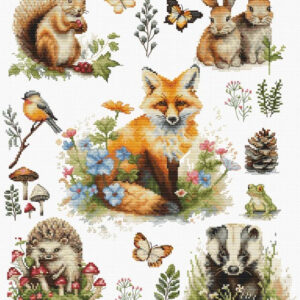 Forest Animals 30x36cm SBU5057