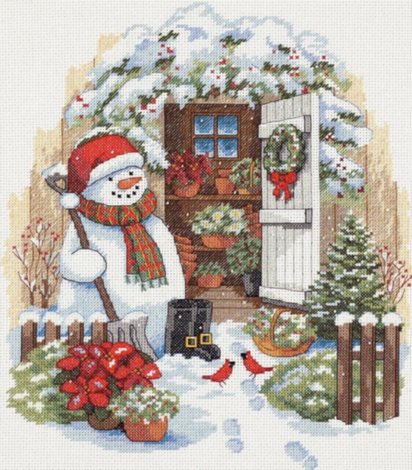 Garden Shed Snowman D08817