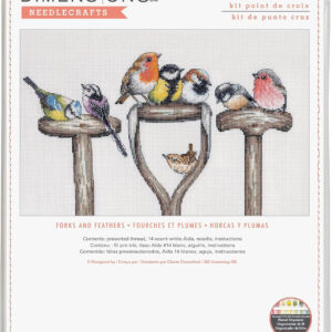 Cross stitch kit Forks and Feathers D70-35447