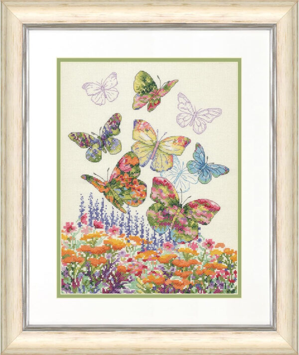Cross stitch kit Floral Butterfly D70-35448