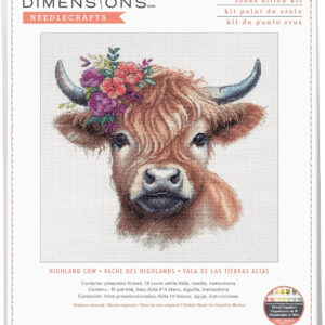 Cross stitch kit Highland Cow D70-35449