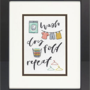Cross stitch kit Wash Dry Fold D71-06264