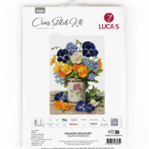 Pansies Bouquet 23x30cm SB7035