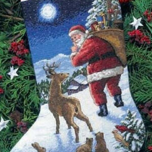 Santa’s Arrival Christmas Stocking D08683