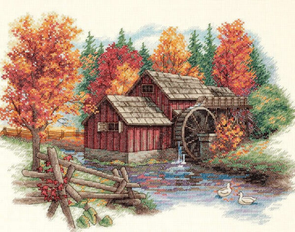 Cross stitch kit Glory of Autumn D35199