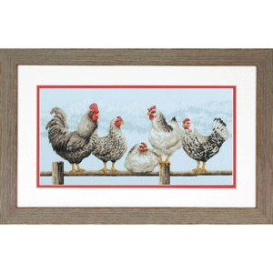 Black & White Hens D70-35403