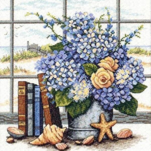 Hydrangeas & Shells D35166