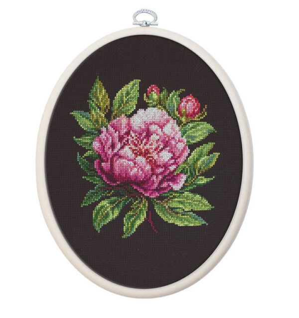 Tikkimiskomplekt rõngaga Peter Brand Peony 12x13cm SBC204