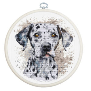 Tikkimiskomplekt rõngaga "The Dalmatian" 15x16cm SBC208