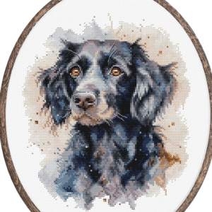 Tikkimiskomplekt rõngaga The Border Collie 17x20cm SBC213
