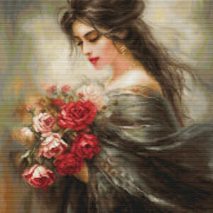 Petit Point tikkimiskomplekt  "Serene Beauty" 18x22cm SG703