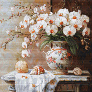 Petit Point Komplekt - The Elegance of the Orchid 20x20cm SG714