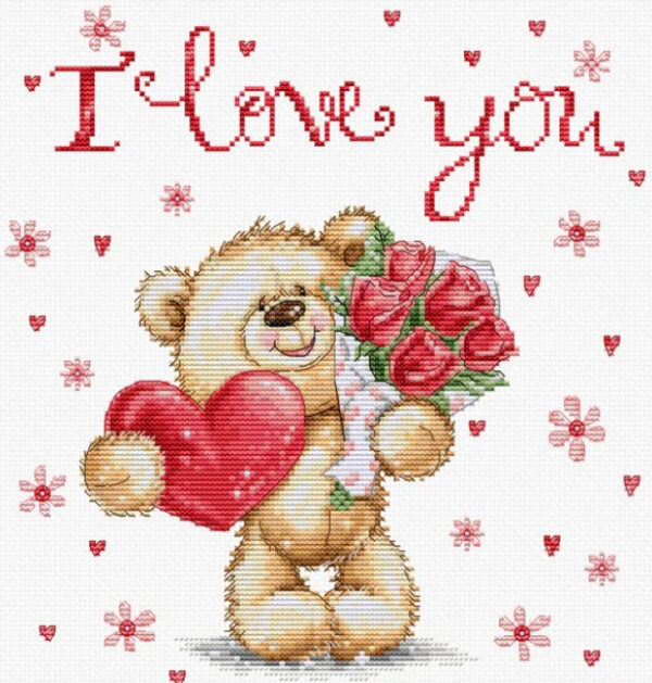 I Love You 20x22cm SB1421