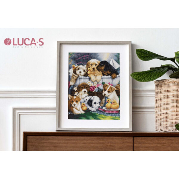 Bath Time Pups 25x32cm SBU5025 - Image 3