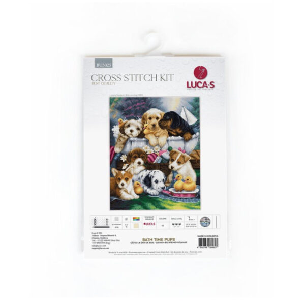 Bath Time Pups 25x32cm SBU5025 - Image 2