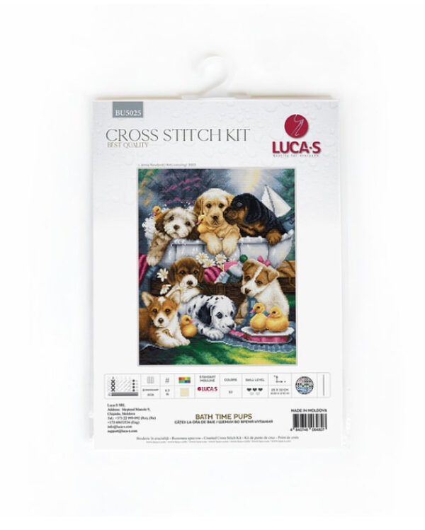 Bath Time Pups 25x32cm SBU5025