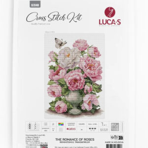 Cross Stitch Kit "The Romance of Roses" 28x37cm SB7040