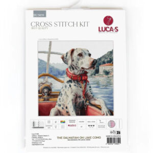 The Dalmatian on Lake Como 29x29cm SBU5039