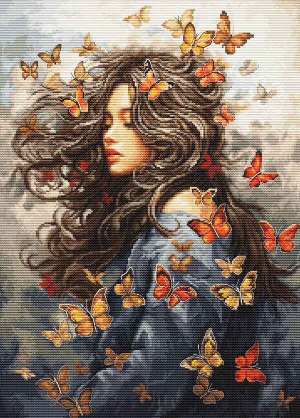 Cross Stitch Kit "Passion in Flight" 29x40cm SBU5085
