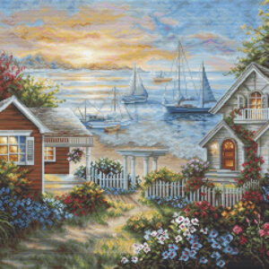 Tranquil Seafront 31x24cm SG619