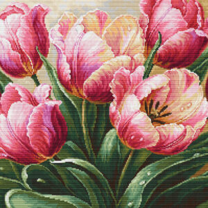 Cross Stitch Kit "Graceful Tulips" 35x20cm SG718