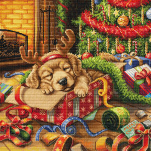 Cross Stitch Kit "Santa’s Little Troublemaker" 44x32cm SBU5079