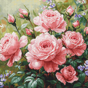 Cross Stitch Kit "The Roses Garden" 44x35cm SB717
