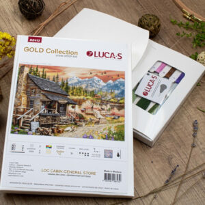 Log Cabin General Store 47x34cm SB2413