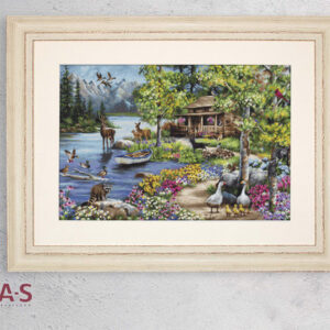 Cabin By The Lake 51x34 cm SB2410