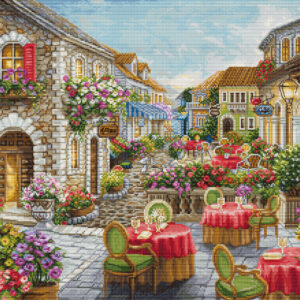 Tikkimiskomplekt Fiori Caffes 52x35cm SBU5080