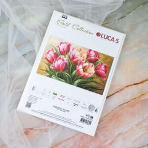 Cross Stitch Kit "Graceful Tulips" 56x32cm SB718