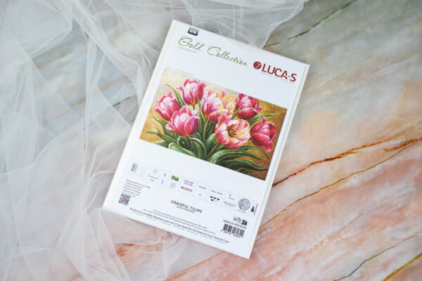 Cross Stitch Kit "Graceful Tulips" 56x32cm SB718