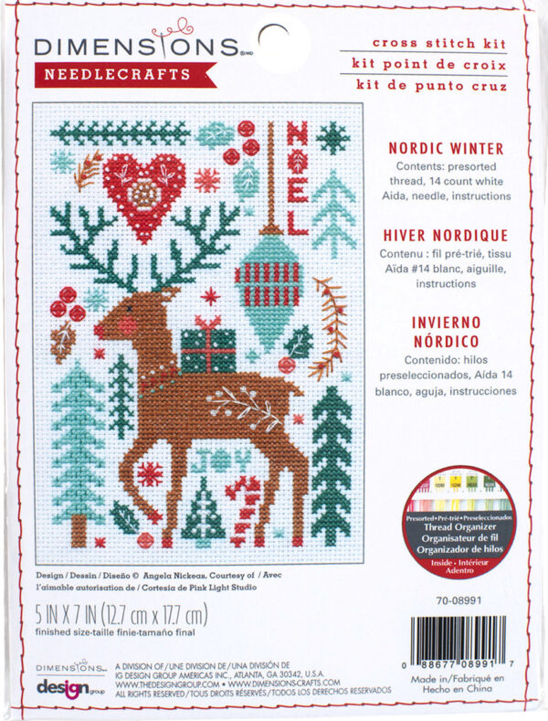 Cross stitch kit Nordic Winter D70-08991