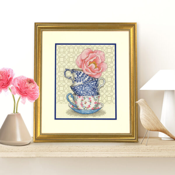 Cross stitch kit Rose Tea D70-35414