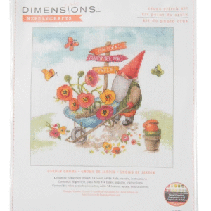 Cross stitch kit "Garden Gnome" 25x25 cm D70-35441